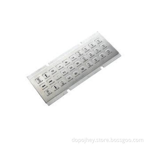 Door Access Waterproof and Dustproof Metal Keypad for Indus